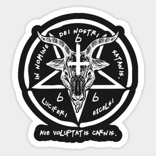 BAPHOMET - SIGIL OF SATAN - THE OCCULT Sticker